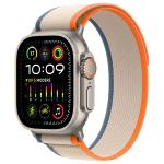 APPLE WATCH ULTRA 2 GPS + CELLULAR, 49MM TITANIUM CASE WITH ORANGE/BEIGE TRAIL LOOP - M/L