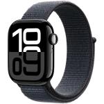 APPLE WATCH SERIES 10 GPS 46MM JET BLACK ALUMINIUM CASE WITH INK SPORT LOOP